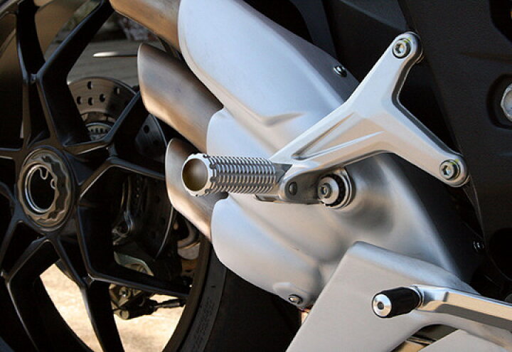 期間限定今なら送料無料 MotoCrazy MotoCrazy:モトクレイジー エンドキャップ カラー MotoCrazy MotoCrazy:モトクレイジー SBKアルミステップ RC カラー:ブラックアルマイト