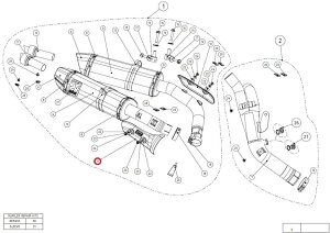 AKRAPOVIC AN|rb` yyAp[czP-HSY10R5R heat shield ca YZF-R1 YAMAHA }n }t[K[hEq[gK[h }t[