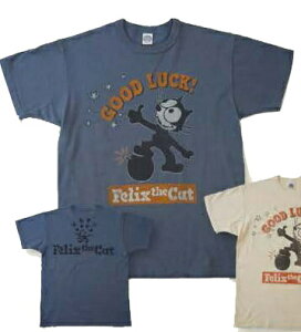 BUCO ブコ TOYS McCOY[トイズマッコイ] Felix the Cat GOOD LUCK！[グッド ラック] Tシャツ サイズ：L