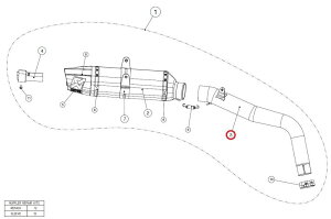 AKRAPOVIC AN|rb` yyAp[czL-H6SO13 link pipe CBR600RR HONDA z_ GL][XgpCv }t[