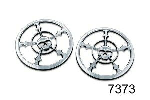 Kuryakyn �N���A�L�� Speaker Grills[�X�s�[�J�[�O����] Tri Glide Ultra 14-17 Street Glides ��except 15-16 FLHXSE Electra FLHTKSE HARLEY-DAVIDSON �n�[���[�_�r�b�h�\�� �X�s�[�J�[ �d���n