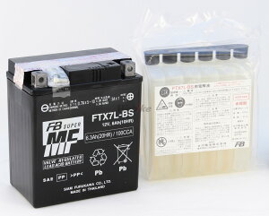 古河バッテリー フルカワバッテリー FTX7L-BS 12V高始動形制御弁式 (シール形MF) バッテリー (FTシリーズ) HONDA ホンダ KAWASAKI カワサキ SUZUKI スズキ YAMAHA ヤマハ 鉛系バッテリー バッテリー関連