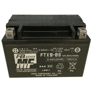 �É̓o�b�e���[ �t���J���o�b�e���[ FTX9-BS ����َ� (VRLA) �o�b�e���[ FT�V���[�Y HONDA �z���_ KAWASAKI �J���T�L SUZUKI �X�Y�L YAMAHA ���}�n ���n�o�b�e���[ �o�b�e���[�֘A
