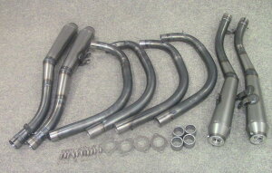 SUPER BUILD Maximum スーパービルドマキシマム 4×4スチールメガホンマフラー CB750 HONDA ホンダ フルエキゾーストマフラー マフラー