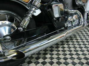 KENTEC ケンテック 極太スラッシュカット2IN1マフラー 90Φ シャドウスラッシャー400 HONDA ホンダ フルエキゾーストマフラー マフラー