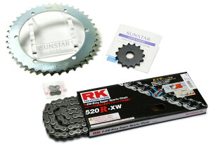 SUNSTAR TX^[ tgEAXvPbg`F[EJVWCgZbg XR250 BAJA HONDA z_ XvPbgE`F[Zbg 쓮n `F[FRKSTD520XREiX`[`F[