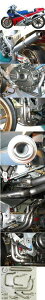 Ladybird fBo[h `^jEGL][XgVXe TITANIUM EXHAUST SYSTEM VFR750R RC30 HONDA z_ tGL][Xg}t[ }t[