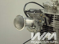 WM ダブルエム アルミファンネル ネット付 SR400 SR500 YAMAHA ヤマハ ファンネル 吸気関連 エンジン