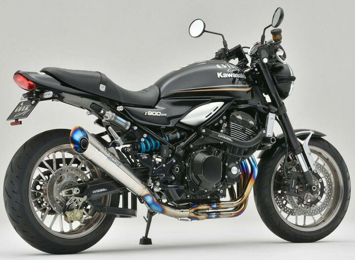 z-900rs k-ファクトリー、ナイトロレーシングマフラー