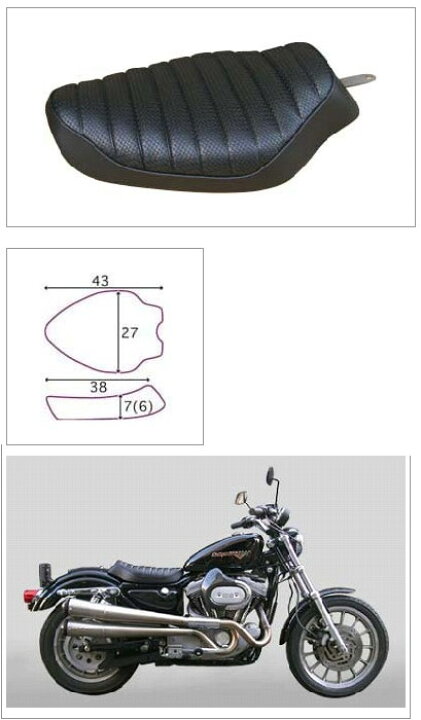 楽天市場】K＆H ケイアンドエイチ ソロシート ADタック SPORTSTER 