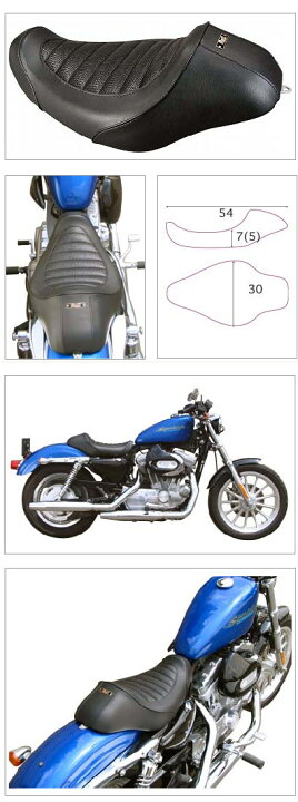 楽天市場】K＆H ケイアンドエイチ ソロシート タック SPORTSTER 