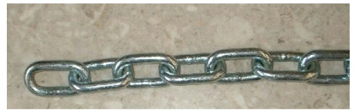 楽天市場】中野製鎖工業 ナカノセイサコウギョウ 超硬張鋼チェーン 2m  