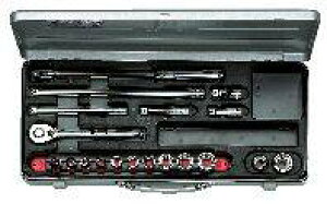 京都機械工具 KTC 9.5sq.ソケットレンチセット TB312X 19点 (レンチ 