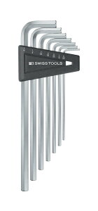 PB ピービー 六角棒レンチセット (ロング) (パックナシ) 214ZH アーレンキー(インチ) ヘックスレンチ ハンドツール