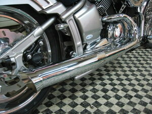 KENTEC ケンテック 極太フレアカット2IN1マフラー 110Φ ドラッグスター1100 ドラッグスター1100クラシック YAMAHA ヤマハ フルエキゾーストマフラー マフラー