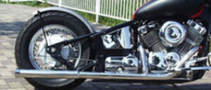 American Dreams アメリカンドリームス 2in1 ファイヤーチップマフラー ドラッグスター400クラシック YAMAHA ヤマハ フルエキゾーストマフラー マフラー