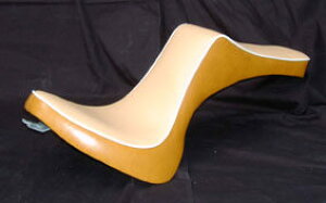 American Dreams アメリカンドリームス キング&クィーンシート プレーンパターン 上面(タン) 側面(薄茶7888) ラインカラー(6830) ドラッグスター400クラシック YAMAHA ヤマハ シート シート関連 外装