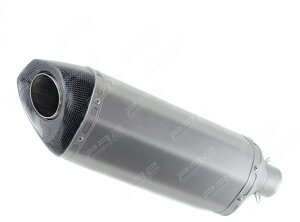 PR2 ピーアールツー AK TITANIUM COLOR R2 GRADE B スリップオンマフラー 補修・汎用サイレンサー マフラー