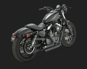 VANCE&HINES oX&nCY V[gVbg X^bK[h ubN tGL][Xg}t[(SHORTSHOTS STAGGERED BLACK)yEXH SS STAG BLKzm47219n X|[cX^[t@~[ HARLEY-DAVIDSON n[[