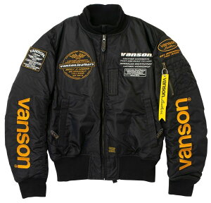 VANSON o\ MA-1 JACKET EC^[WPbg WPbg Ap