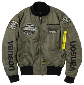 VANSON o\ MA-1 JACKET EC^[WPbg WPbg Ap