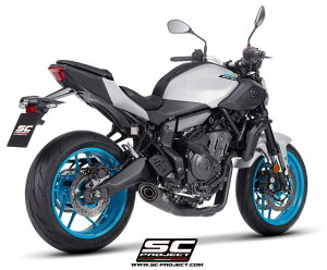 SC-PROJECT SCプロジェクト フルエキゾーストシステム 2-1 & S1 サイレンサー ブラックエディション(消音バッフル付属) MT-07 YAMAHA ヤマハ フルエキゾーストマフラー マフラー