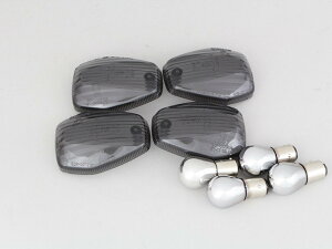 ENDURANCE エンデュランス スモークウィンカーレンズセット メッキ CB400スーパーフォア CB400スーパーボルドール VTR タイプLD VTR-F VTR250 HONDA ホンダ ウインカーレンズ 灯火類 電装系