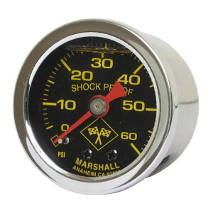 MARSHALL }[V Q[W 0-60PSIyOIL PRESSURE GAUGE 0-60 PSIz v p֘A GW COLORFMIDNIGHTG STAINLESS HOUSING