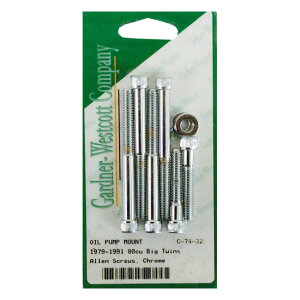 GARDNER-WESTCOTT K[hi[EGXgRbg A{gIC|v RCLbgyALLEN BOLT OIL PUMP MOUNT KITz 79-91 BDTD NU HARLEY-DAVIDSON n[[_rbh\ NNP[X{g GWp