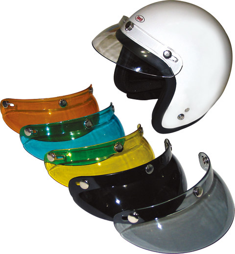 RIDEZ ライズ PEEK A BOOバイザー カラー：スモーク ジェットヘルメット