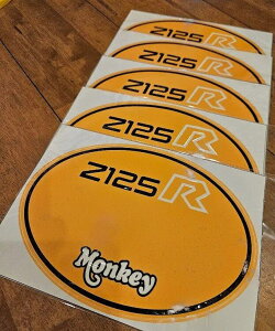 ThaiMinimoto ^C~jg Number Plate Sticker (replica) For Z125 R Z125R HONDA z_ XebJ[EfJ[ O