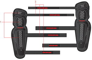 KOMINE コミネ SK-684 スプリームニーガード 膝プロテクター・ニーガード プロテクター