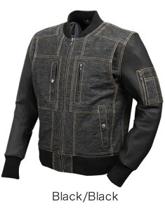 DEGNER fOi[ U[fjRrWPbg^LEATHER DENIM COMBI JAKET I[V[YWPbg WPbg Ap