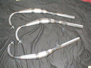 MIZUNO MOTOR ミズノモーター 【ゼス】GT380用 3本ゼスチャンバー GT380 SUZUKI スズキ チャンバー マフラー