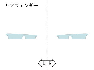 ECHELON エシュロン リアフェンダー【QUATECT】 エストレヤ KAWASAKI カワサキ プロテクションフィルム・保護フィルム 外装