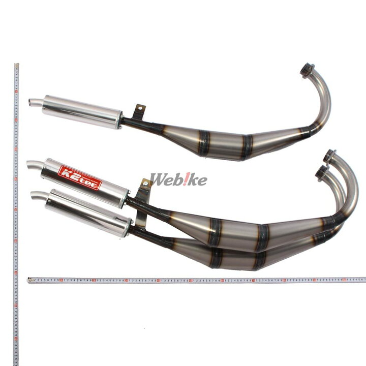楽天市場】K2TEC ケイツーテック ストレートチャンバー TYPE-1 400SS 
