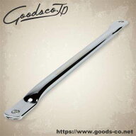 GOODS グッズ クロームロングトルクロッド SR400 SR500 YAMAHA ヤマハ トルクロッド ブレーキ
