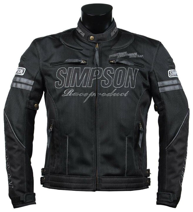 SIMPSON SIMPSON:シンプソン NSM-2201 Riders Mesh Jacket ライダース メッシュ ジャケット サイズ：L  【爆買い！】