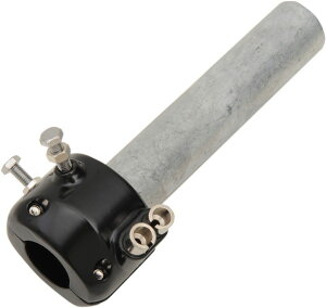 EMGO GS THROTTLE DUAL CBL 7^8 Xbgz_[ nh Base ColorFBlack(FinishFPowder-Coated) [0632-0745]