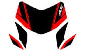 MDF �G���f�B�[�G�t CRF250M�A�^�b�J CRF250L HONDA �z���_ �O���t�B�b�N�L�b�g �O�� ���C�g�J�E������