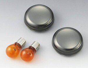 KIJIMA キジマ 純正タイプミラースモークレンズ(ブレットタイプ) 汎用 HARLEY-DAVIDSON ハーレーダビッドソン ウインカー 灯火類 電装系