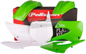 POLISPORT �|���X�|�[�c MX �O���L�b�g KX85 KX100 KX112 KAWASAKI �J���T�L �t���J�E���E�O���Z�b�g �J�E���֘A �O��