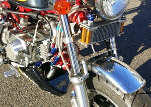 SHIFT UP シフトアップ ビレットスタビライザーΦ27フォーク (ワイド208mmピッチ用) モンキー HONDA ホンダ フォークスタビライザー サスペンション 足回り