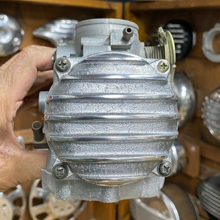 楽天市場】FORK フォーク CVキャブトップカバー CVキャブ純正 HARLEY 