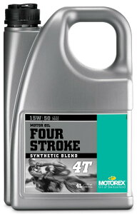 MOTOREX ���g���b�N�X FOUR STROKE 4T�y15W-50�z�y4�T�C�N���I�C���z 4�T�C�N���I�C�� �I�C��