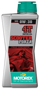 MOTOREX ���g���b�N�X TOP SCOOTER FORZA 4T �y0W-30�z4�T�C�N���I�C���z�y1L�z 4�T�C�N���I�C�� �I�C��
