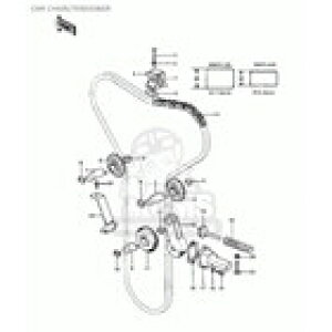 CMS V[GGX ACh[AZu (Idler Assembly) Z1 KAWASAKI JTL ̑GWp[cIvVECi GWp[c GW