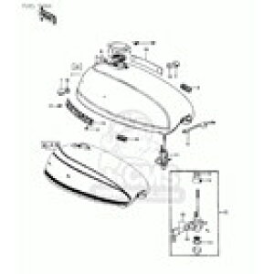 CMS V[GGX RRbNJbvKXPbg (Fuel Cock Cup Gasket) Z1 KAWASAKI JTL ̑RRbNIvVECi R֘A GW