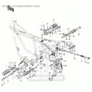 CMS V[GGX tbgXgo[tBbeBOs (Footrest Bar Fitting Pin) Z1 KAWASAKI JTL ̑XebvIvVECi Xebv 