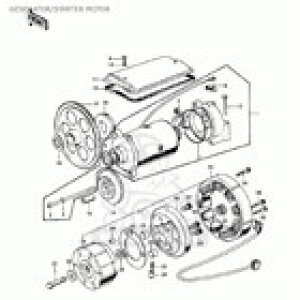 CMS シーエムエス スターターモーターカバーガスケット (Starter Motor Cover Gasket) Z1 KAWASAKI カワサキ エンジンガスケット エンジンパーツ エンジン